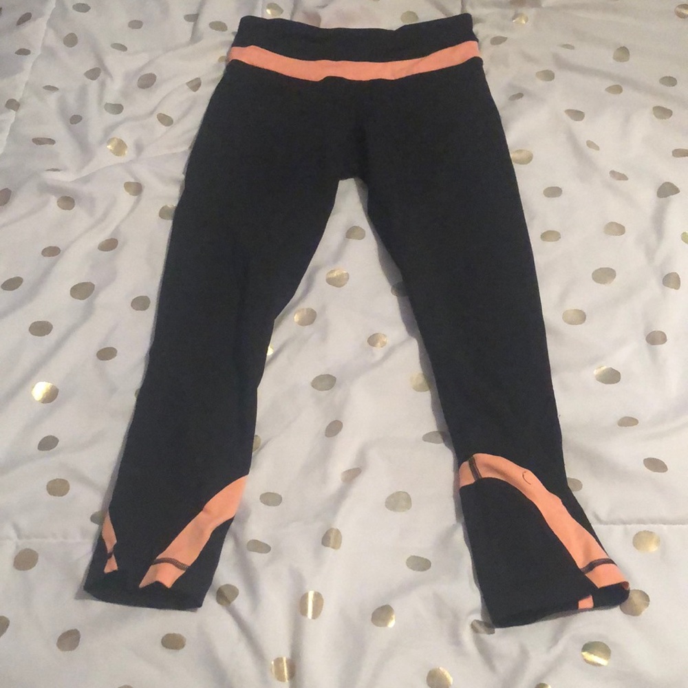Lulu leggings with orange detail